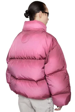 Acne Down Puffer Jacket Jakke Rosa