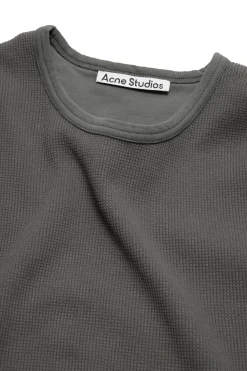 Acne Fitted T-Shirt T-shirt Mørkegrå