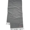 Acne Fringe Wool Scarf Skjerf Koksgrå