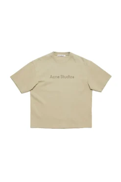 Acne Logo Tee T-shirt Sand