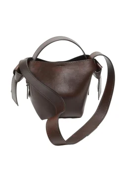 Acne Musubi Mini Veske Mørkebrun