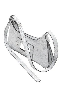 Acne Platt Mini Shoulder Bag Veske Hvit