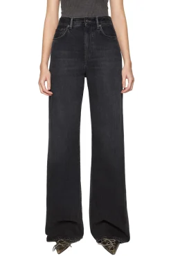 Acne Regular Fit Jeans - 2022F Jeans Vasket Sort