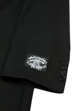 Acne Single-Breasted Wool Coat Jakke Sort