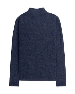 Amundsen Hut Halfzip Mens Genser Mørkeblå