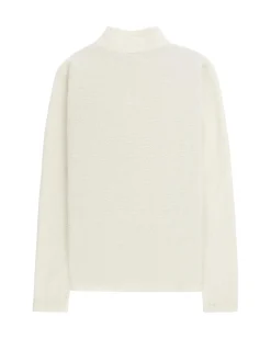 Amundsen Hut Halfzip Mens Genser Off-White