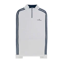 Amundsen 5Mila Half Zip Lines Mens Genser Hvit