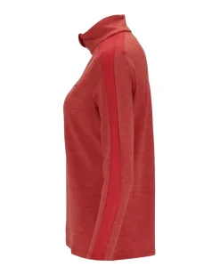 Amundsen 5Mila Half Zip Monochrome Womens Genser Rød