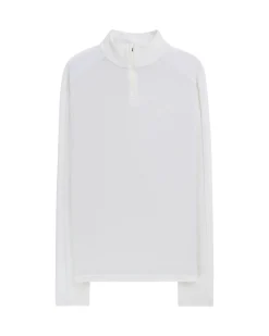 Amundsen 5mila Half Zip Monochrome Mens Genser Hvit