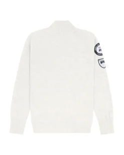 Amundsen Peak Half Zip Womens Genser Melkehvit