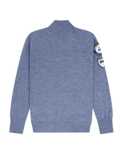 Amundsen Peak Half Zip Womens Genser Gråblå