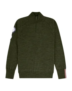 Amundsen Peak Half Zip Womens Genser Militærgrønn