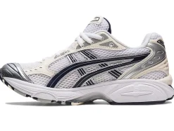 Asics GEL-KAYANO 14 White/Midnight Sko Mørkeblå