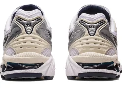 Asics GEL-KAYANO 14 White/Midnight Sko Mørkeblå