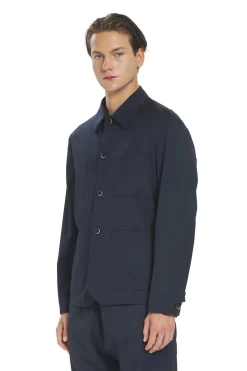 Barena Venezia Overshirt Marafon Novento Skjorte Navy