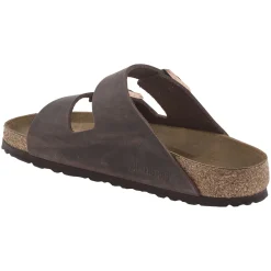 Birkenstock Arizona Oiled Leather Narrow Habana Sko Mørkebrun