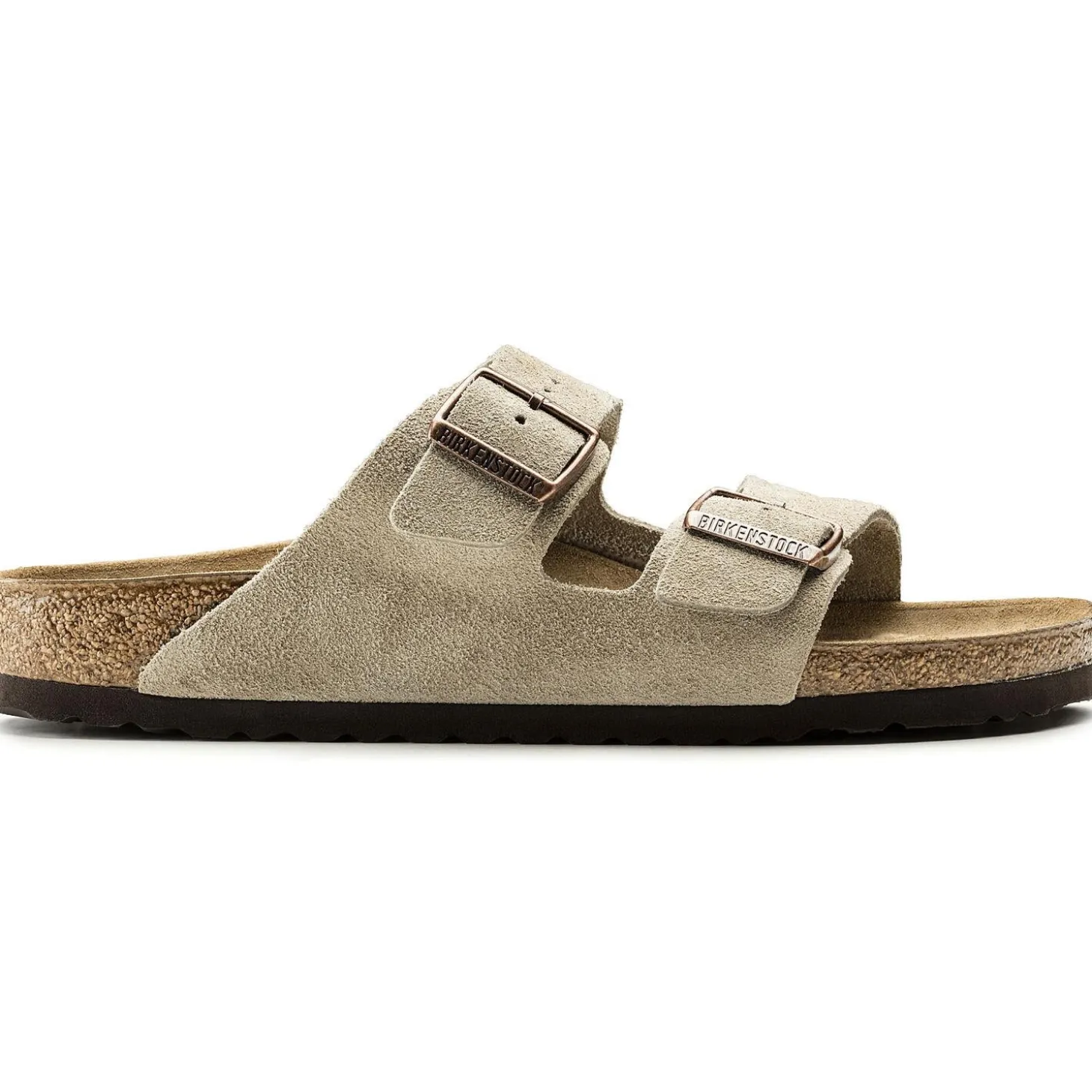 Birkenstock Arizona Suede Regular Taupe Sko Taupe