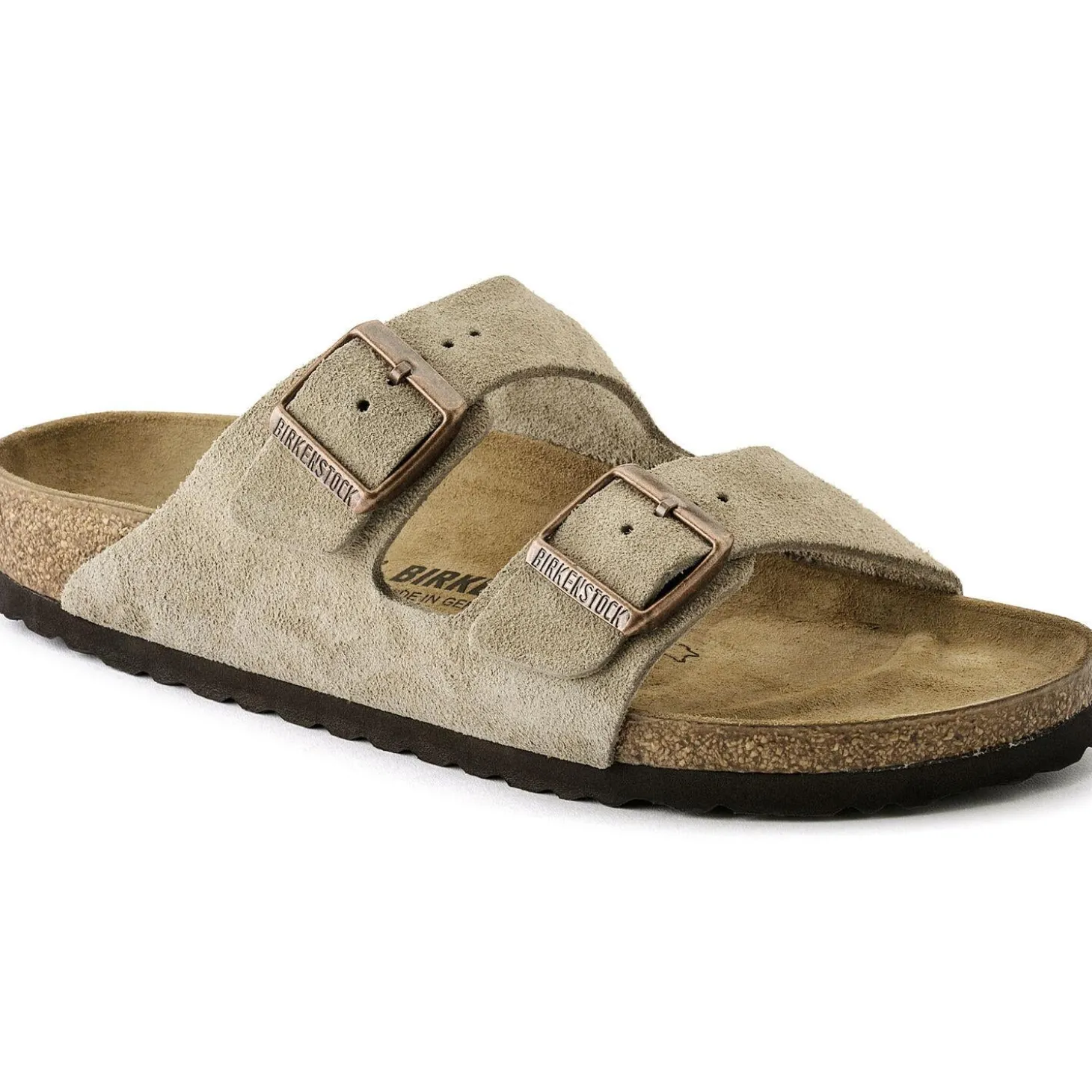 Birkenstock Arizona Suede Regular Taupe Sko Taupe