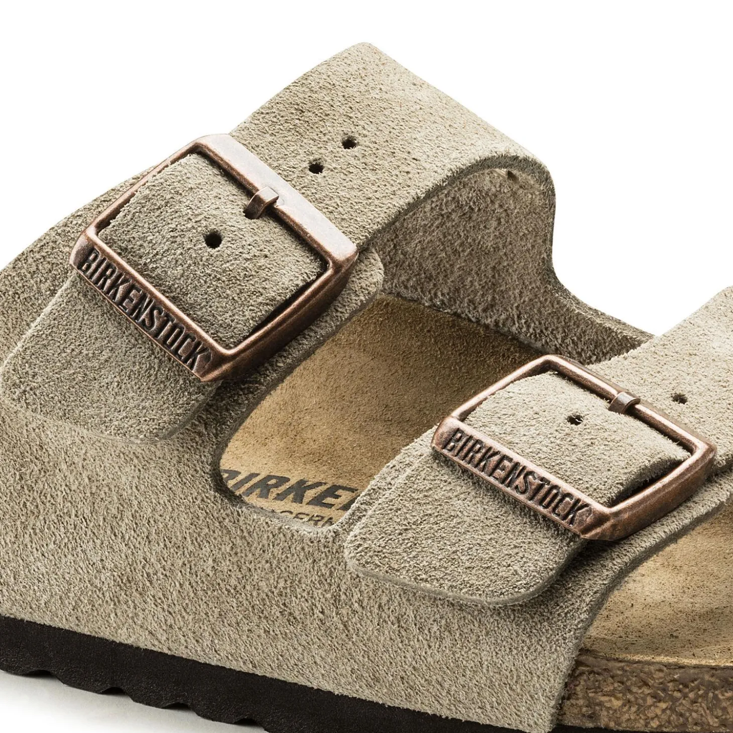 Birkenstock Arizona Suede Regular Taupe Sko Taupe