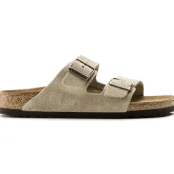 Birkenstock Arizona Suede Narrow Taupe Sko Taupe