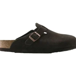 Birkenstock Boston Suede Narrow Mocca Sko Brun