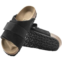 Birkenstock Kyoto Nubuck/Suede Leather Narrow Black Sko Sort