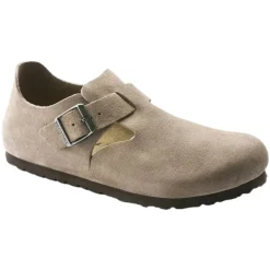 Birkenstock London Suede Narrow Taupe Sko Taupe