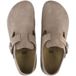 Birkenstock London Suede Narrow Taupe Sko Taupe