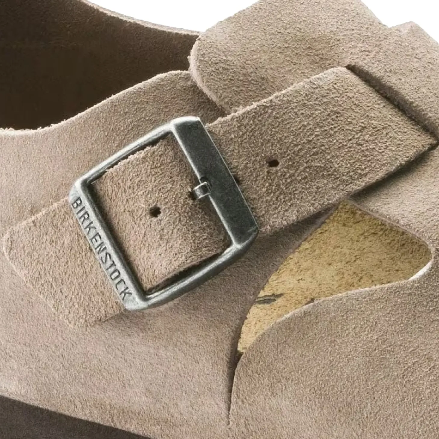 Birkenstock London Suede Narrow Taupe Sko Taupe