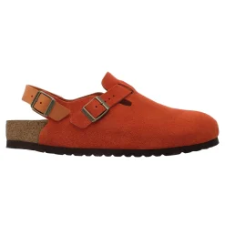 Birkenstock Tokio Suede Leather Rust Narrow Sko Mørkeoransje