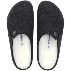 Birkenstock Zermatt Rivet Wool Felt Regular Sko Sort
