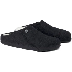 Birkenstock Zermatt Rivet Wool Felt Regular Sko Sort