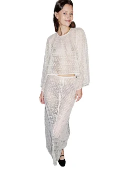 Blanca Studio Holland Skirt Skjørt Kremfarget