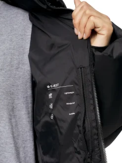 Blæst Aura Lightweight Down Coat Black Jakke Sort