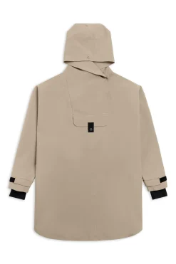 Blæst Bergen Poncho Beige Jakke Beige