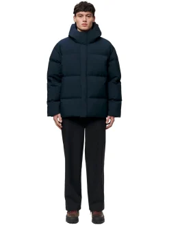Blæst Grotli Down Jacket Dark Navy Jakke Marine