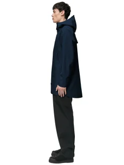 Blæst Helleren Coat Navy Jakke Navy