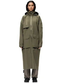 Blæst Klipra Coat Grape Leaf Jakke Oliven