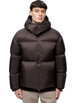 Blæst Perma Lightweight Down Jacket Brown Soil Jakke Brun