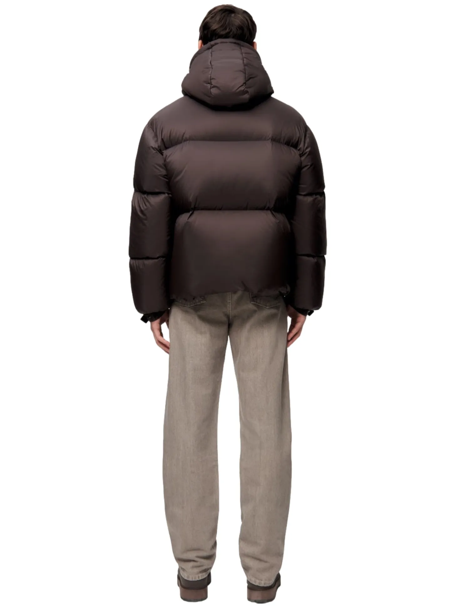 Blæst Perma Lightweight Down Jacket Brown Soil Jakke Brun