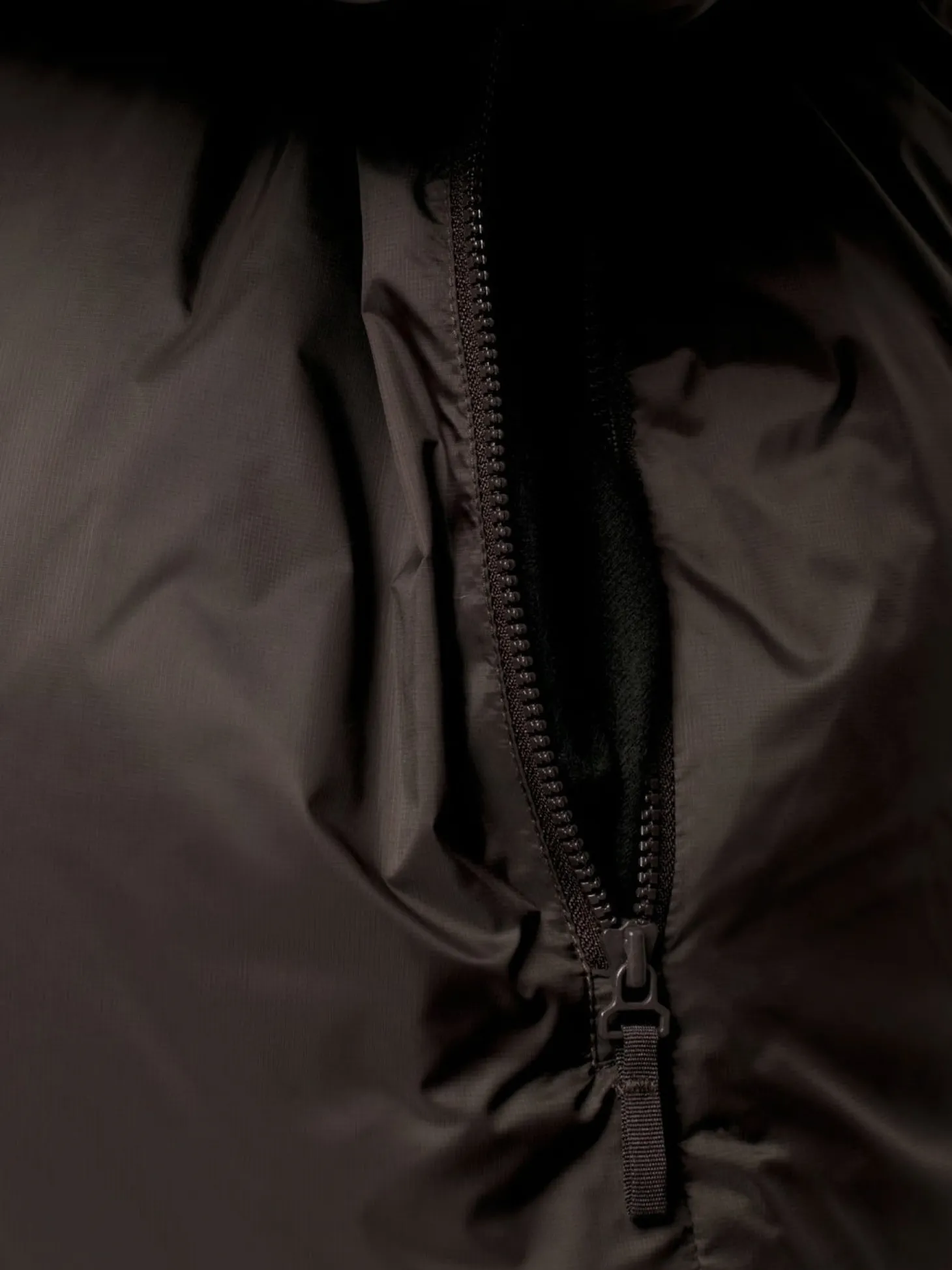 Blæst Perma Lightweight Down Jacket Brown Soil Jakke Brun