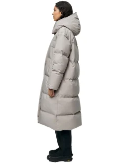 Blæst Stranda Down Coat Low Tide Jakke Beige Grå