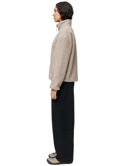 Blæst Tind W Fleece Jacket Low Tide Jakke Beige Grå