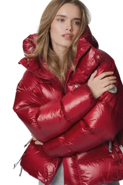 CAYA Ginny Short Deep Red Jakke Rød