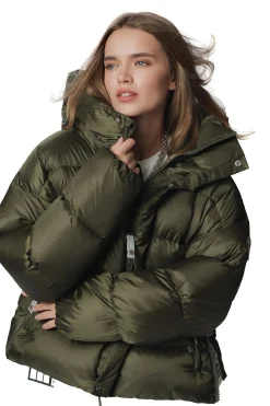 CAYA Ginny Short Matt Pinewood Jakke Grønn