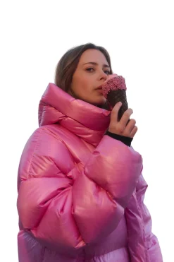 CAYA Ginny Short Pink Jakke Rosa