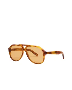 Chimi Eyewear Doris Honey Tortoise Solbriller Brun/Gul