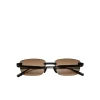 Chimi Eyewear Rimless Cubic Brown Gradient Solbriller Lysebrun