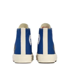 Comme des Garcons Play x Converse CDG BIG HEART HI TOP Blue Sko Blå