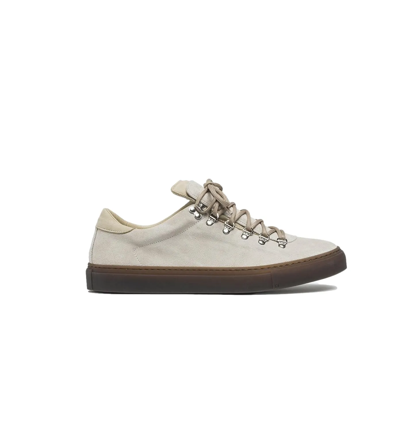 Diemme Marostica Low Almond Granita Suede Sko Off-White